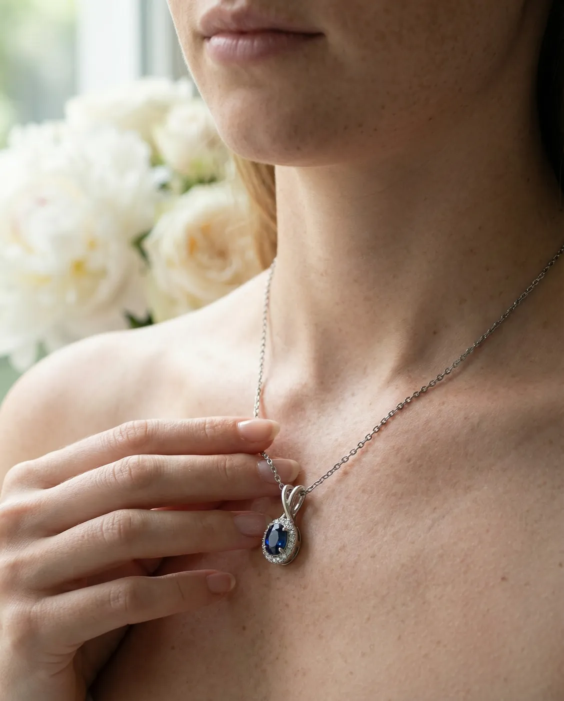 Lifestyle AI jewelry photography example